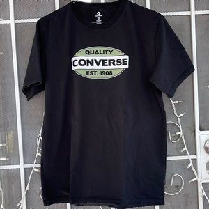 Converse black t shirt good shape